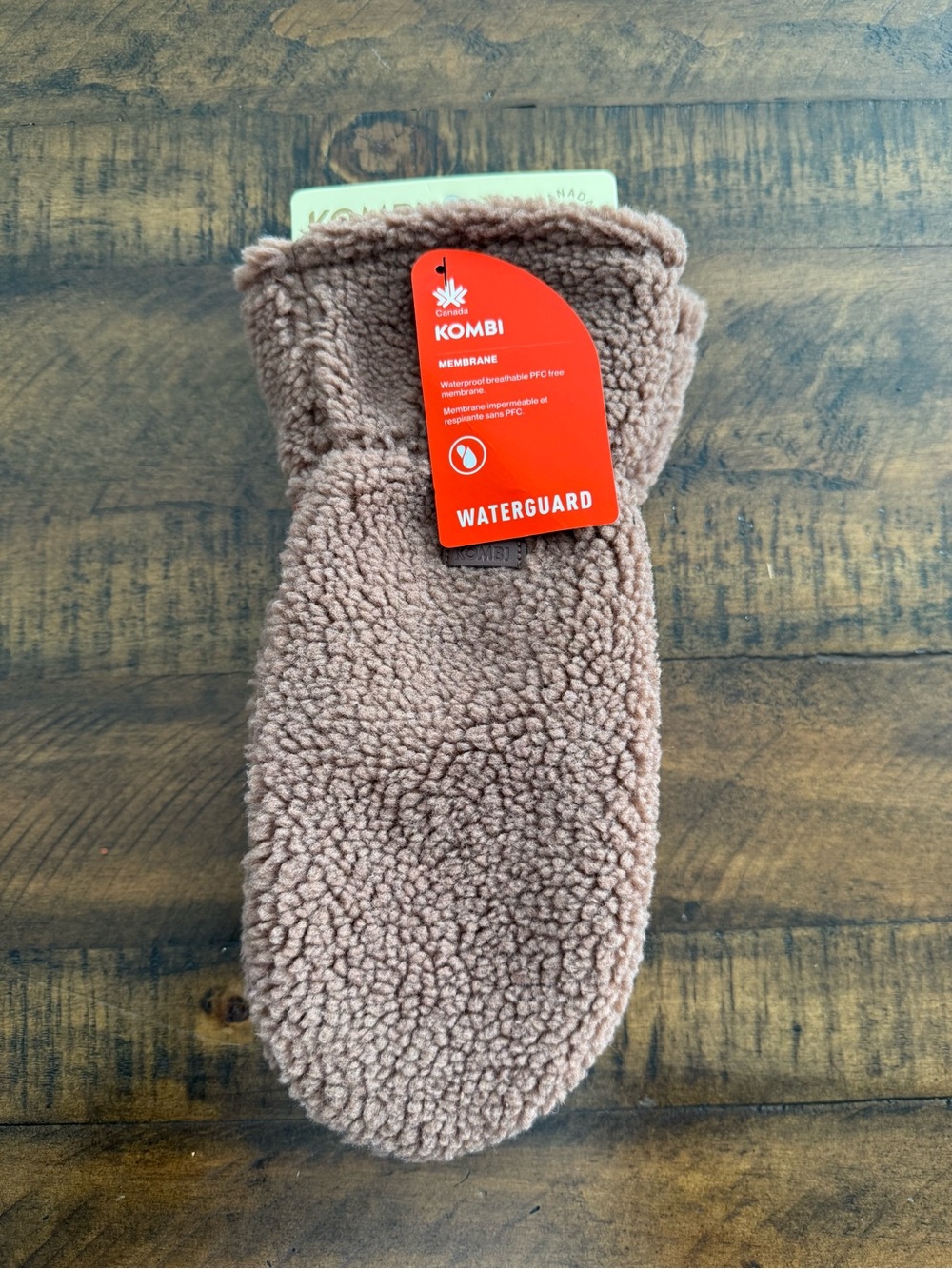 Jilly Box - Kombi Brown Sherpa Mittend